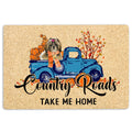 Ohaprints-Doormat-Outdoor-Indoor-Shih-Tzu-Shitzu-Country-Road-Take-Me-Home-Fall-Pumpkins-Autumn-Rubber-Door-Mat-1830-18'' x 30''