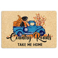 Ohaprints-Doormat-Outdoor-Indoor-Black-Pug-Country-Road-Take-Me-Home-Fall-Pumpkins-Autumn-Rubber-Door-Mat-1835-18'' x 30''