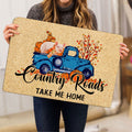 Ohaprints-Doormat-Outdoor-Indoor-Pig-Farm-Animal-Country-Road-Take-Me-Home-Fall-Pumpkins-Autumn-Rubber-Door-Mat-1855-