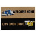 Ohaprints-Doormat-Outdoor-Indoor-Trucker-Welcome-Home-Truck-Driver-Rubber-Door-Mat-907-18'' x 30''