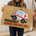 Ohaprints-Doormat-Outdoor-Indoor-Emt-Paramedic-Probably-Driving-Wee-Woo-Bus-Rubber-Door-Mat-911-