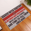 Ohaprints-Doormat-Outdoor-Indoor-Firefighter-Knock-With-Caution-Retired-Firefighter-Thin-Red-Line-Rubber-Door-Mat-920-