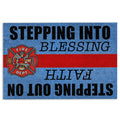 Ohaprints-Doormat-Outdoor-Indoor-Firefighter-Stepping-Into-Blessing-Thin-Red-Line-Fireman-Rubber-Door-Mat-922-18'' x 30''