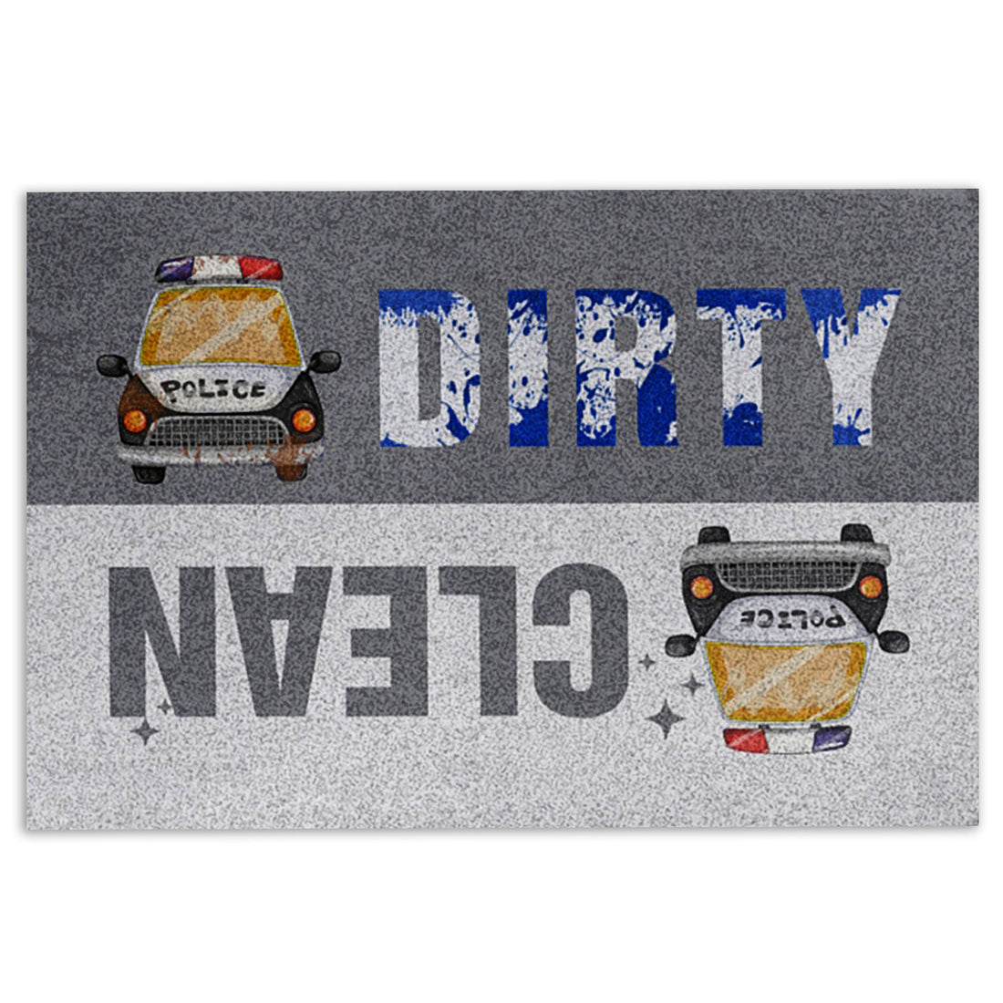 Ohaprints-Doormat-Outdoor-Indoor-Police-Dirty-Clean-Bath-Thin-Blue-Line-Rubber-Door-Mat-923-18'' x 30''