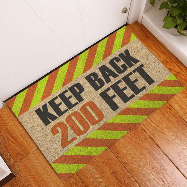 Firefighter Support Welcome Home Door Mat - 2' x 3