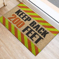 Ohaprints-Doormat-Outdoor-Indoor-Firefighter-Keep-Back-200-Feet-Thin-Red-Line-Fireman-Rubber-Door-Mat-927-