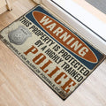 Ohaprints-Doormat-Outdoor-Indoor-Police-This-Property-Is-Protected-Thin-Blue-Line-Rubber-Door-Mat-938-