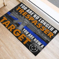 Ohaprints-Doormat-Outdoor-Indoor-Police-You-Are-Now-A-Target-Thin-Blue-Line-Rubber-Door-Mat-939-