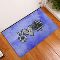 Ohaprints-Doormat-Outdoor-Indoor-Peace-Love-Back-The-Blue-Police-Officer-Sunflower-Thin-Blue-Line-Rubber-Door-Mat-992-