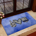 Ohaprints-Doormat-Outdoor-Indoor-Peace-Love-Back-The-Blue-Police-Officers-Thin-Blue-Line-Glitter-Rubber-Door-Mat-995-