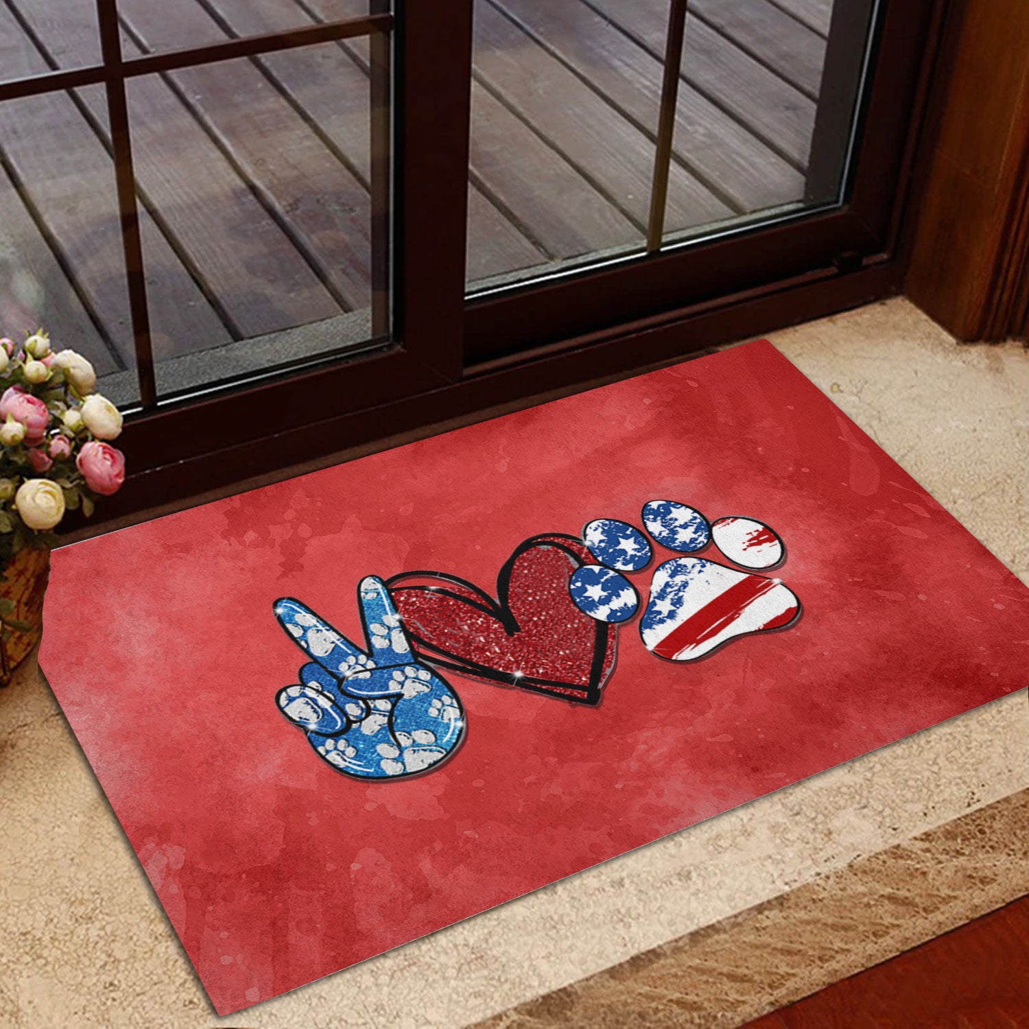 Ohaprints-Doormat-Outdoor-Indoor-Peace-Love-Dog-Paws-American-4Th-Of-July-Independence-Day-Rubber-Door-Mat-1000-