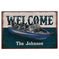 Ohaprints-Doormat-Outdoor-Indoor-Fishing-Boats-Pontoons-Lake-House-Boat-Custom-Personalized-Name-Rubber-Door-Mat-1006-18'' x 30''