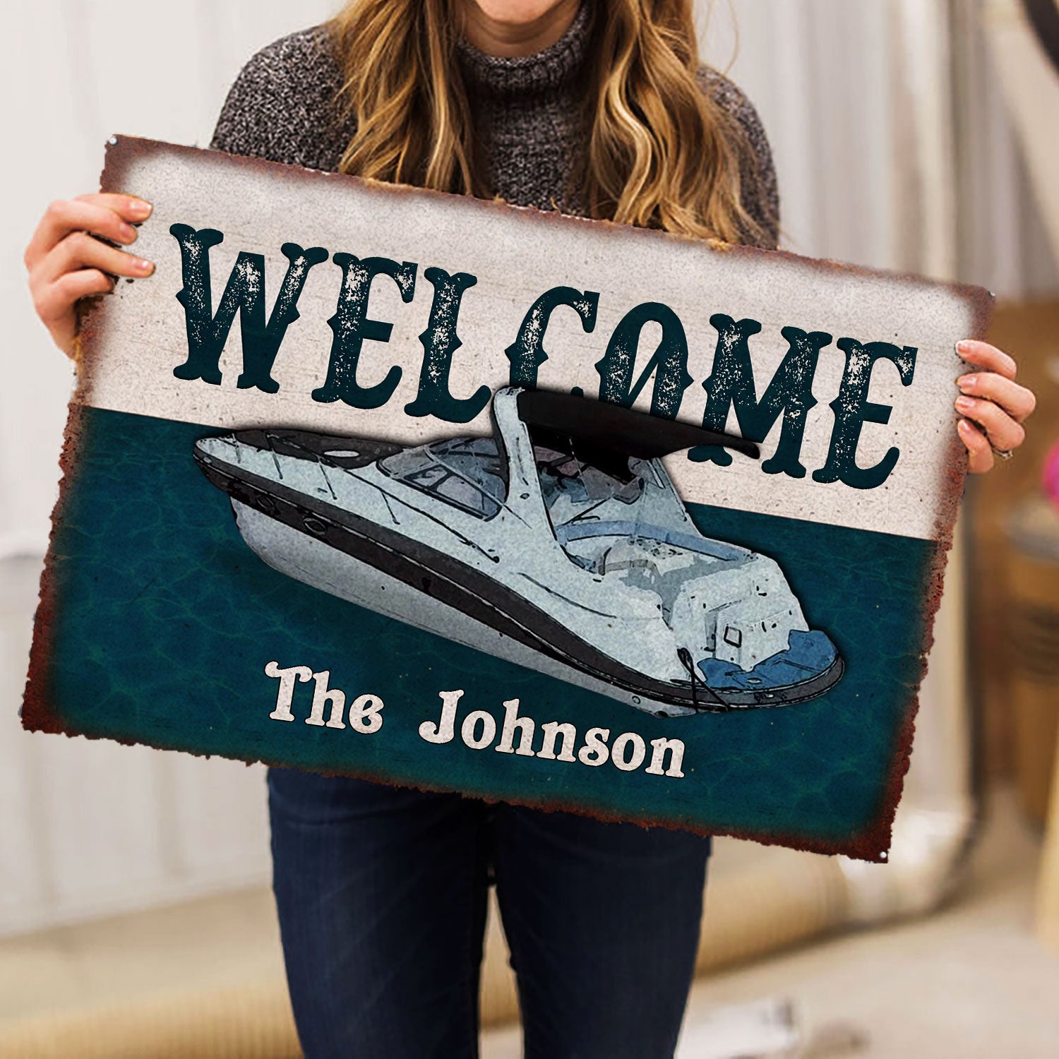 Ohaprints-Doormat-Outdoor-Indoor-Cruise-Ship-Pontoons-Lake-House-Boat-Custom-Personalized-Name-Rubber-Door-Mat-1007-