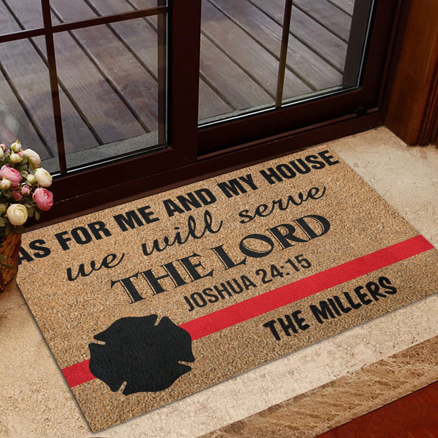 Ohaprints-Doormat-Outdoor-Indoor-Firefighter-We-Will-Serve-The-Lord-Custom-Personalized-Name-Rubber-Door-Mat-1042-