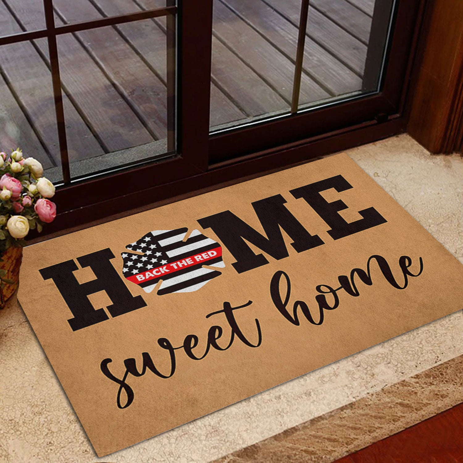 Ohaprints-Doormat-Outdoor-Indoor-Firefighter-Fireman-Home-Sweet-Home-Back-The-Red-Rubber-Door-Mat-1052-