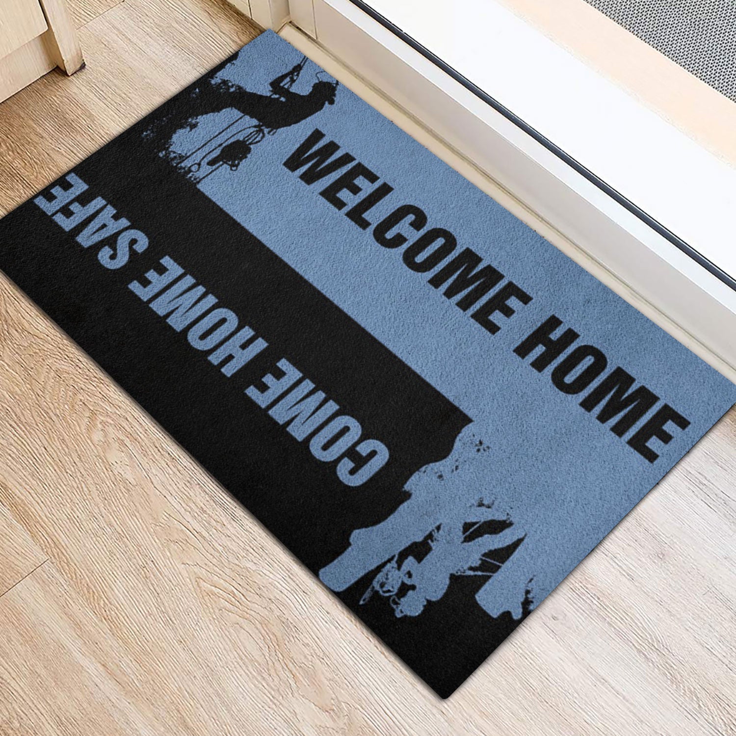 Ohaprints-Doormat-Outdoor-Indoor-Lineman-Welcome-Home-Electrical-Lineman-Custom-Personalized-Name-Rubber-Door-Mat-1053-