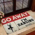 Ohaprints-Doormat-Outdoor-Indoor-Ballet-Go-Away-I'M-Dacing-Custom-Personalized-Name-Rubber-Door-Mat-1054-
