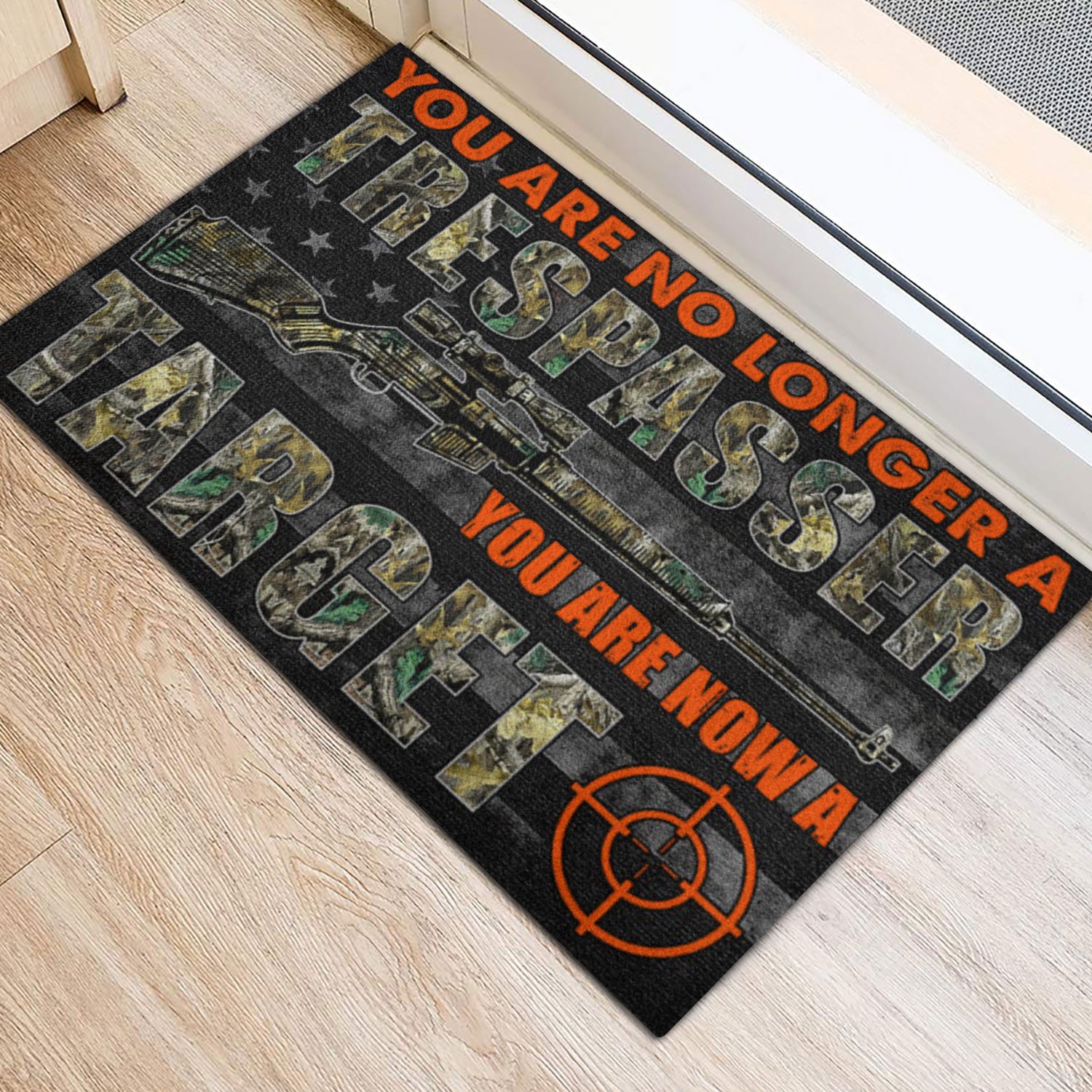 Ohaprints-Doormat-Outdoor-Indoor-Hunting-You-Are-No-Longer-A-Trespasser-Custom-Personalized-Name-Rubber-Door-Mat-1057-