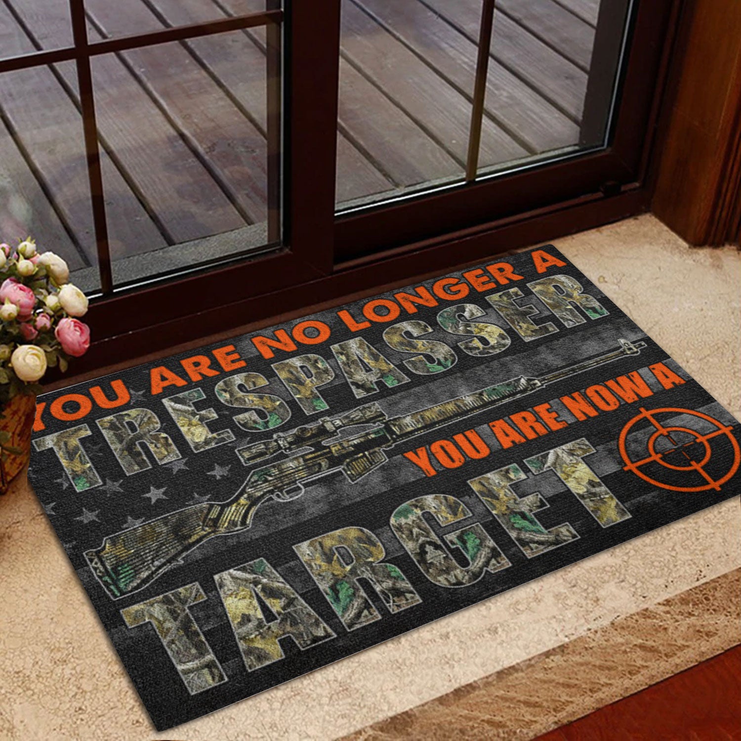 Ohaprints-Doormat-Outdoor-Indoor-Hunting-You-Are-No-Longer-A-Trespasser-Custom-Personalized-Name-Rubber-Door-Mat-1057-