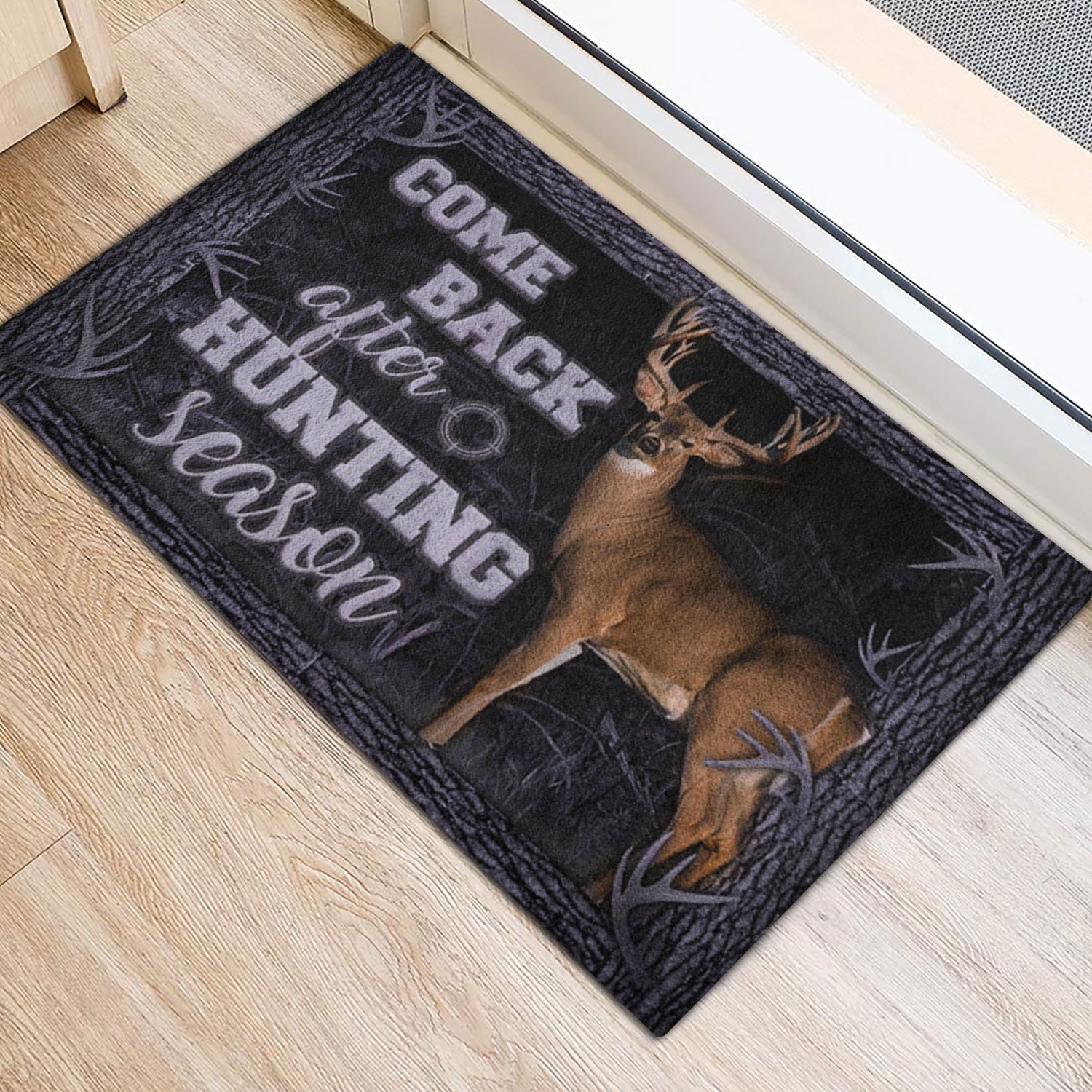 Ohaprints-Doormat-Outdoor-Indoor-Hunting-Deer-Come-Back-After-Hunting-Season-Hunter-Rubber-Door-Mat-1059-