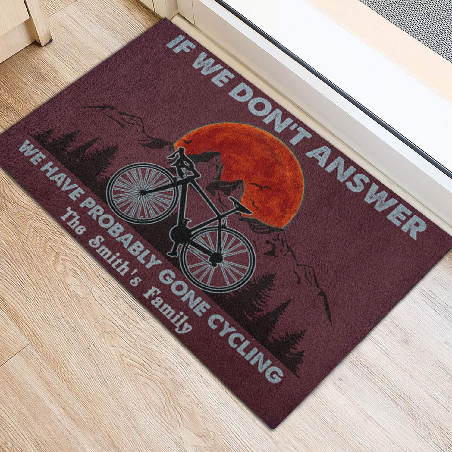 Ohaprints-Doormat-Outdoor-Indoor-Cycling-Cycle-If-We-Don'T-Answer-Custom-Personalized-Name-Rubber-Door-Mat-1066-