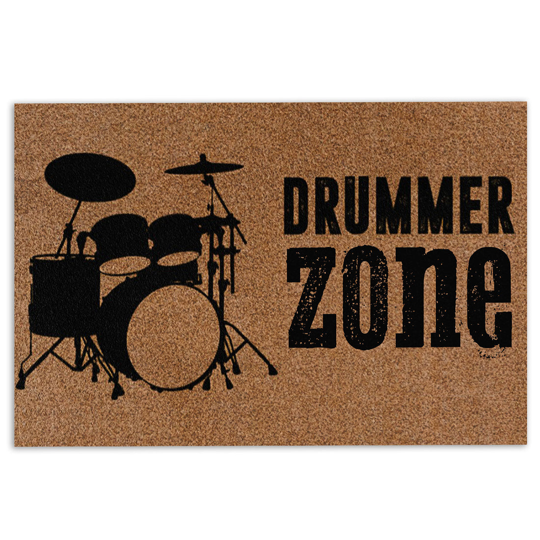 Ohaprints-Doormat-Outdoor-Indoor-Drum-Drummer-Zone-Drumset-Rubber-Door-Mat-1075-18'' x 30''