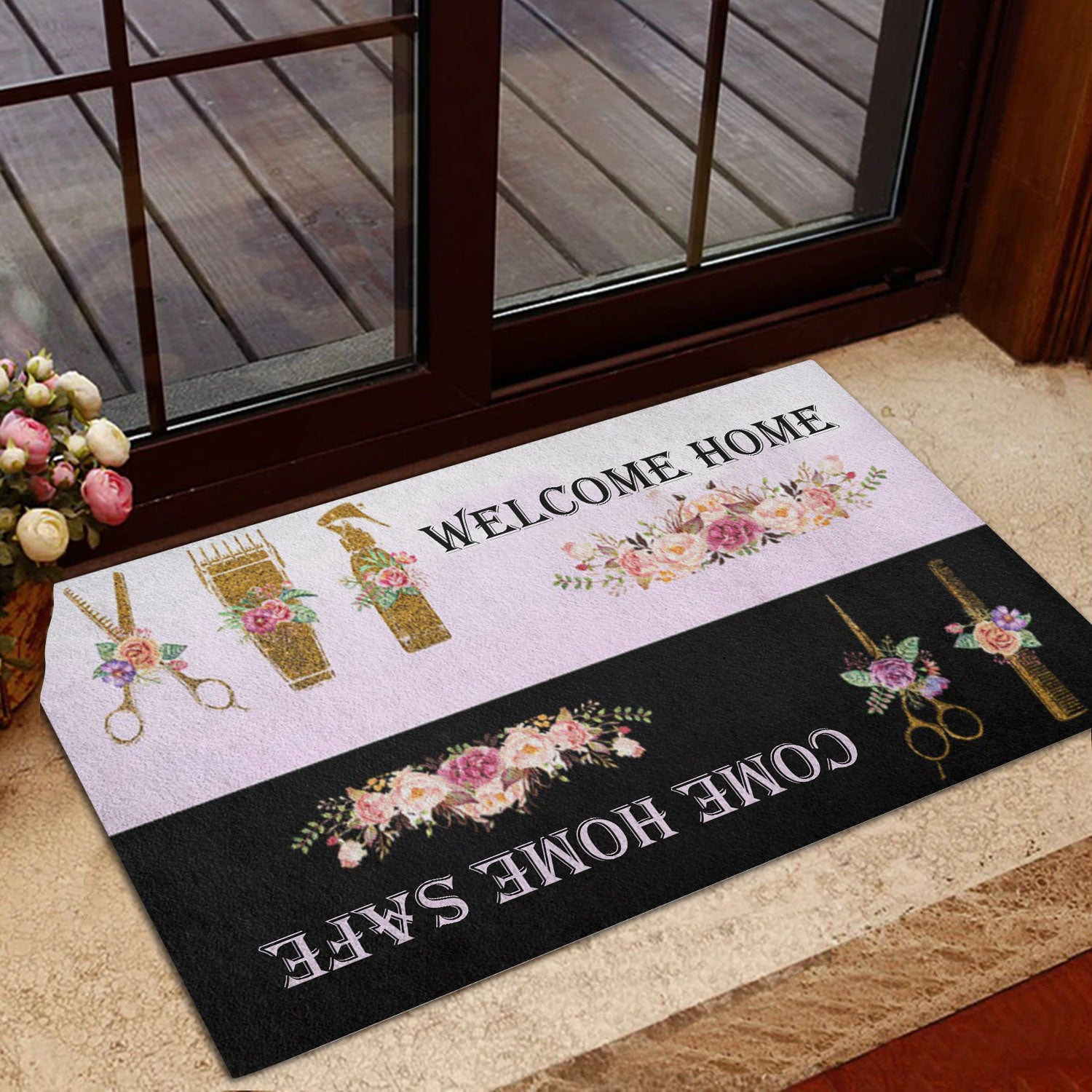 Ohaprints-Doormat-Outdoor-Indoor-Hairdresser-Welcome-Home-Hairstylist-Rubber-Door-Mat-1089-