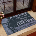 Ohaprints-Doormat-Outdoor-Indoor-A-Guitarist-And-The-Most-Beautiful-Song-Custom-Personalized-Name-Rubber-Door-Mat-1092-