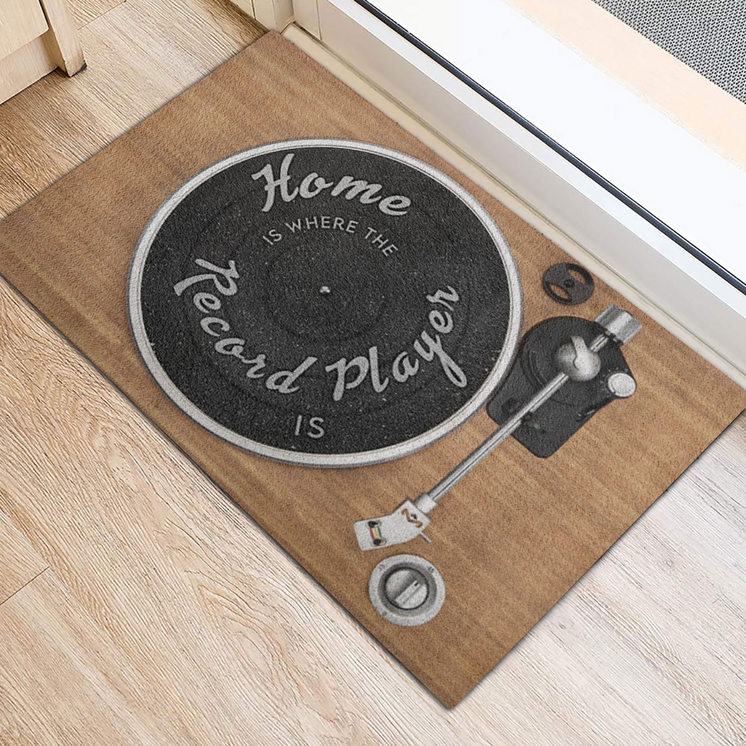 Ohaprints-Doormat-Outdoor-Indoor-Home-Is-Where-The-Record-Player-Is-Rubber-Door-Mat-1093-