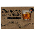 Ohaprints-Doormat-Outdoor-Indoor-This-House-Runs-On-Music-And-Bourbon-Rubber-Door-Mat-1095-18'' x 30''