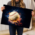 Ohaprints-Doormat-Outdoor-Indoor-Baseball-Fire-Ball-Burning-In-Fire-Rubber-Door-Mat-1116-