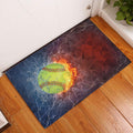 Ohaprints-Doormat-Outdoor-Indoor-Softball-Ball-In-Fire-And-Water-Thunder-Lightening-Rubber-Door-Mat-1121-