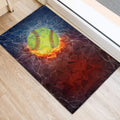 Ohaprints-Doormat-Outdoor-Indoor-Softball-Ball-In-Fire-And-Water-Thunder-Lightening-Rubber-Door-Mat-1121-