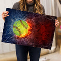 Ohaprints-Doormat-Outdoor-Indoor-Softball-Ball-In-Fire-And-Water-Thunder-Lightening-Rubber-Door-Mat-1121-