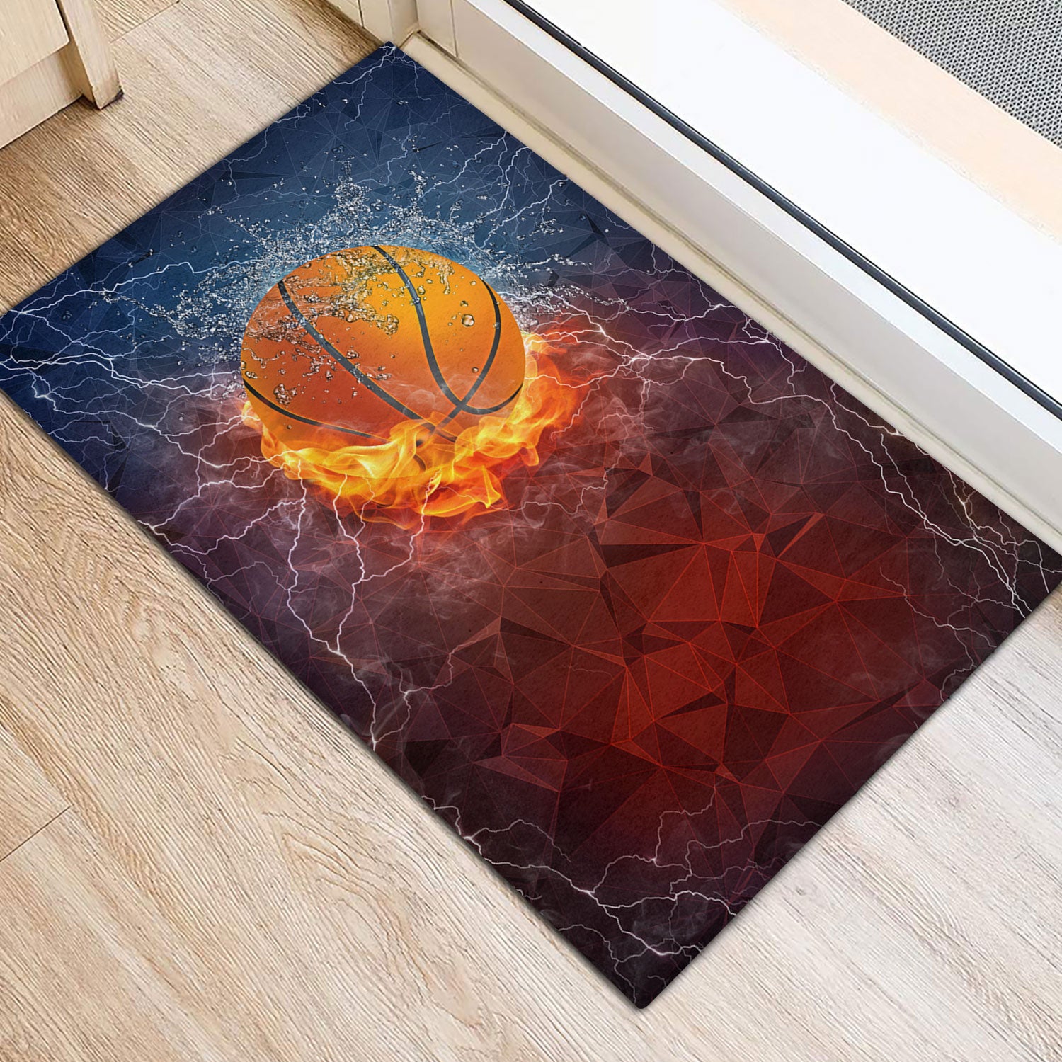 Ohaprints-Doormat-Outdoor-Indoor-Basketball-Ball-In-Fire-And-Water-Thunder-Lightening-Rubber-Door-Mat-1122-