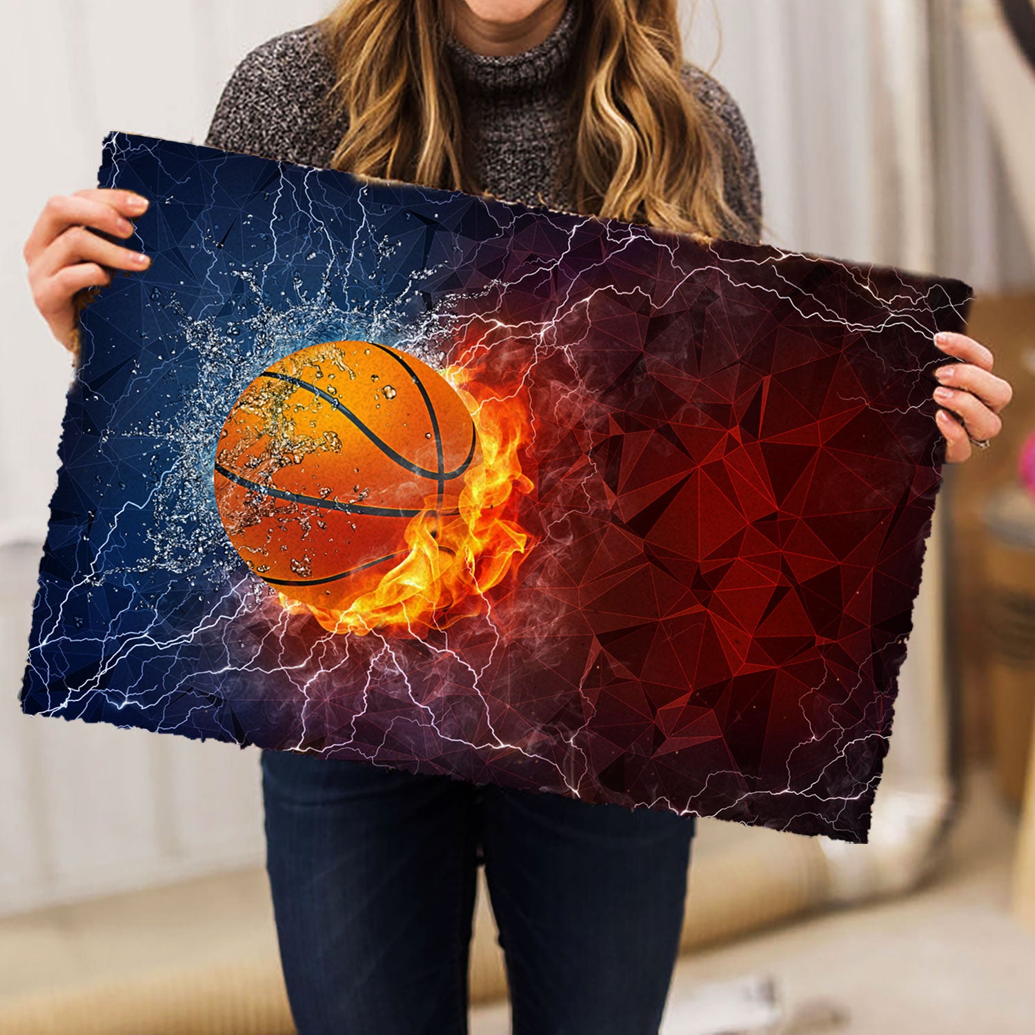 Ohaprints-Doormat-Outdoor-Indoor-Basketball-Ball-In-Fire-And-Water-Thunder-Lightening-Rubber-Door-Mat-1122-