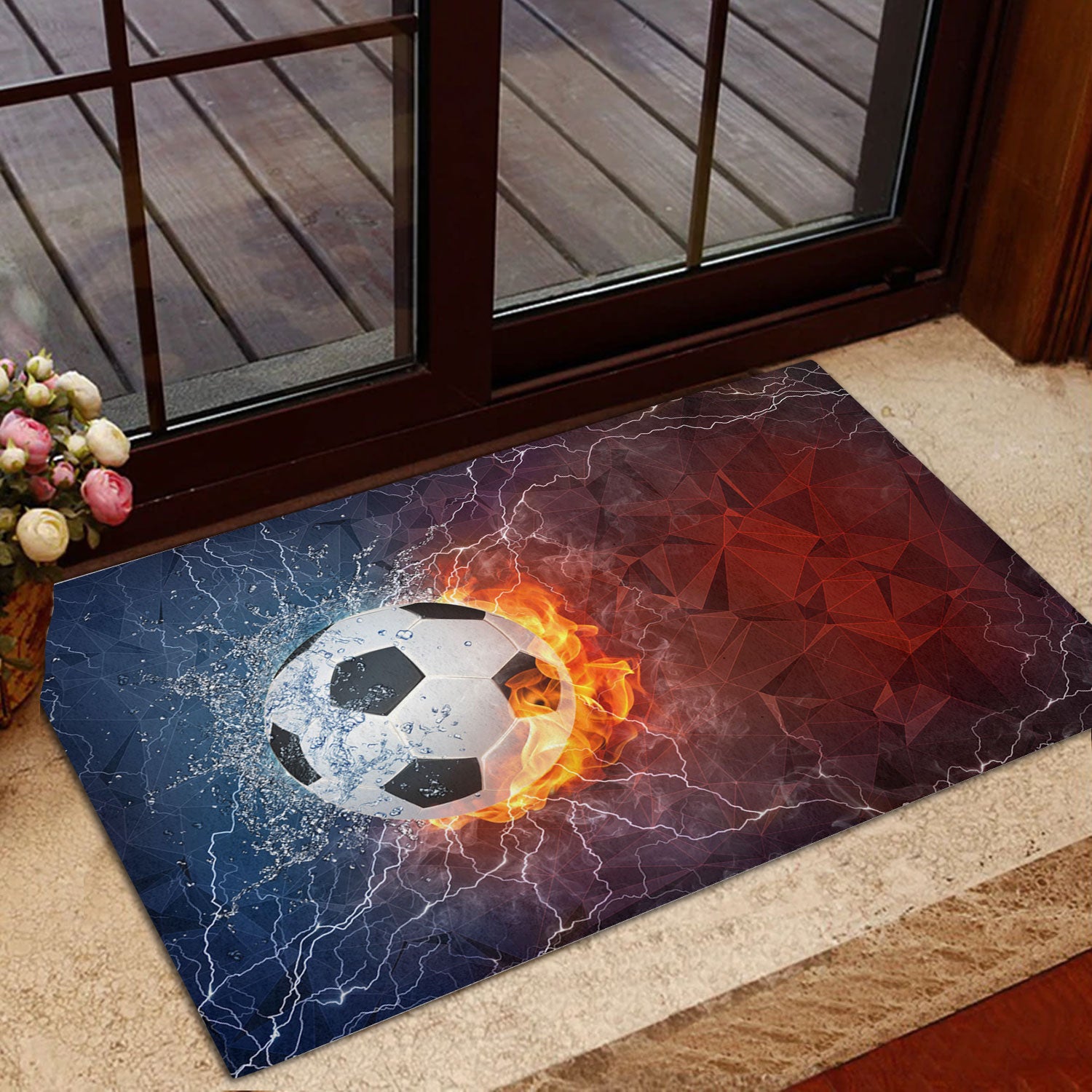 Ohaprints-Doormat-Outdoor-Indoor-Soccer-Ball-In-Fire-And-Water-Thunder-Lightening-Rubber-Door-Mat-1124-