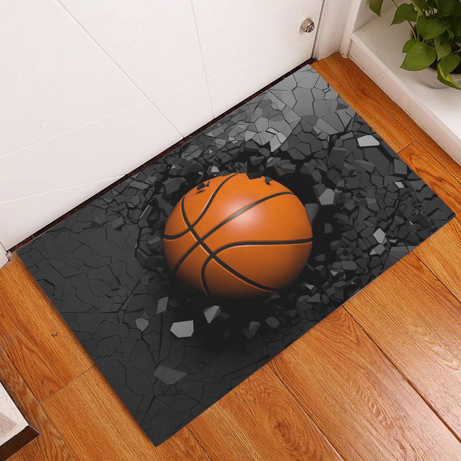 Ohaprints-Doormat-Outdoor-Indoor-Basketball-Ball-Crack-Breaking-Great-Force-Through-Rubber-Door-Mat-1135-