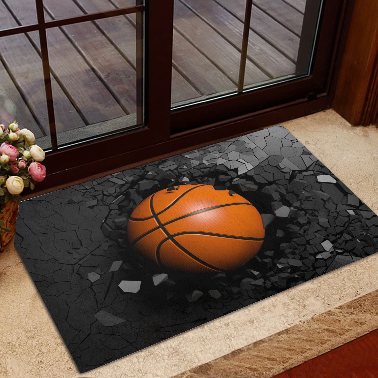 Ohaprints-Doormat-Outdoor-Indoor-Basketball-Ball-Crack-Breaking-Great-Force-Through-Rubber-Door-Mat-1135-