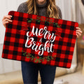 Ohaprints-Doormat-Outdoor-Indoor-Merry-And-Bright-Christmas-Wreath-Red-Buffalo-Plaid-Xmas-Holiday-Rubber-Door-Mat-2011-