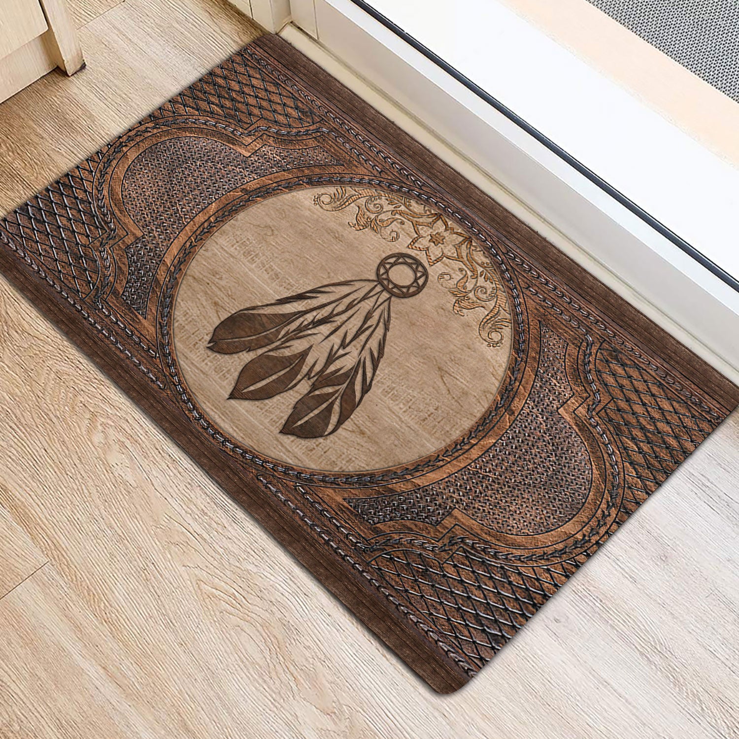 Ohaprints-Doormat-Outdoor-Indoor-Native-American-Feather-Indigenous-Us-Indian-Sculpture-Wood-Rubber-Door-Mat-51-