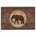 Ohaprints-Doormat-Outdoor-Indoor-Elephant-Sculpture-Wood-Pattern-Animal-Lovers-Rubber-Door-Mat-56-18'' x 30''