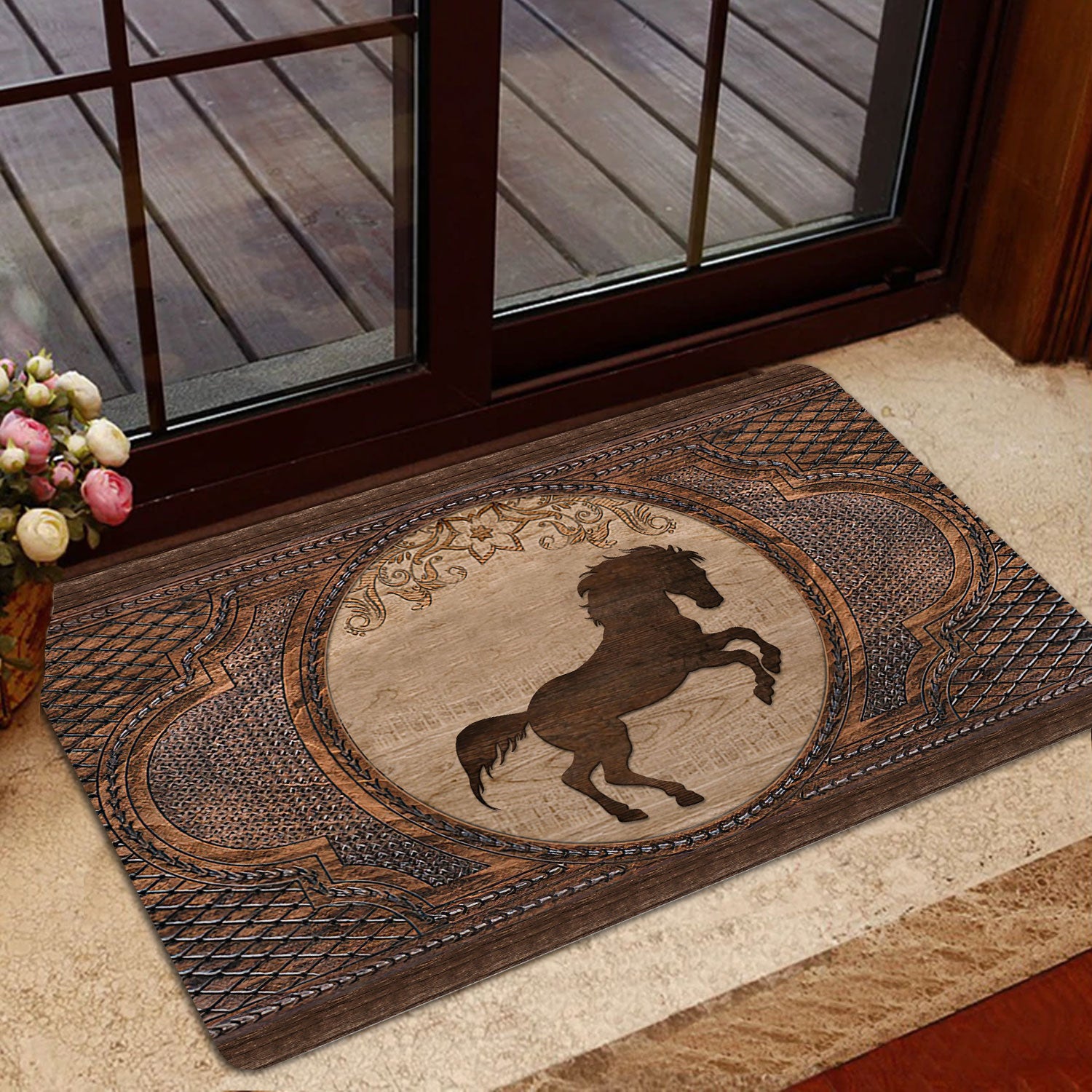 Ohaprints-Doormat-Outdoor-Indoor-Horse-Sculpture-Wood-Pattern-Horse-Lovers-Rubber-Door-Mat-59-