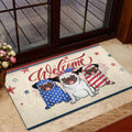 Ohaprints-Doormat-Outdoor-Indoor-Pug-Dog-Patriotic-American-Firework-4Th-Of-July-Independence-Day-Rubber-Door-Mat-1137-