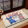 Ohaprints-Doormat-Outdoor-Indoor-French-Bulldog-American-Patriotic-4Th-Of-July-Independence-Day-Rubber-Door-Mat-1139-