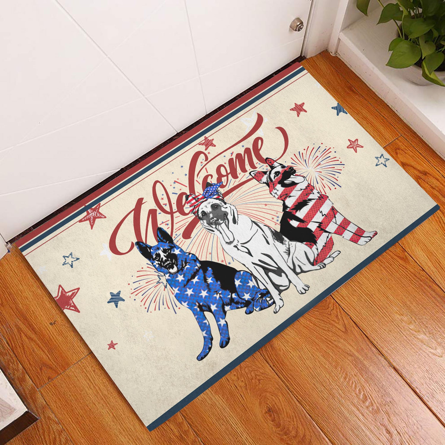 Ohaprints-Doormat-Outdoor-Indoor-German-Shepherd-Patriotic-American-4Th-Of-July-Independence-Day-Rubber-Door-Mat-1142-