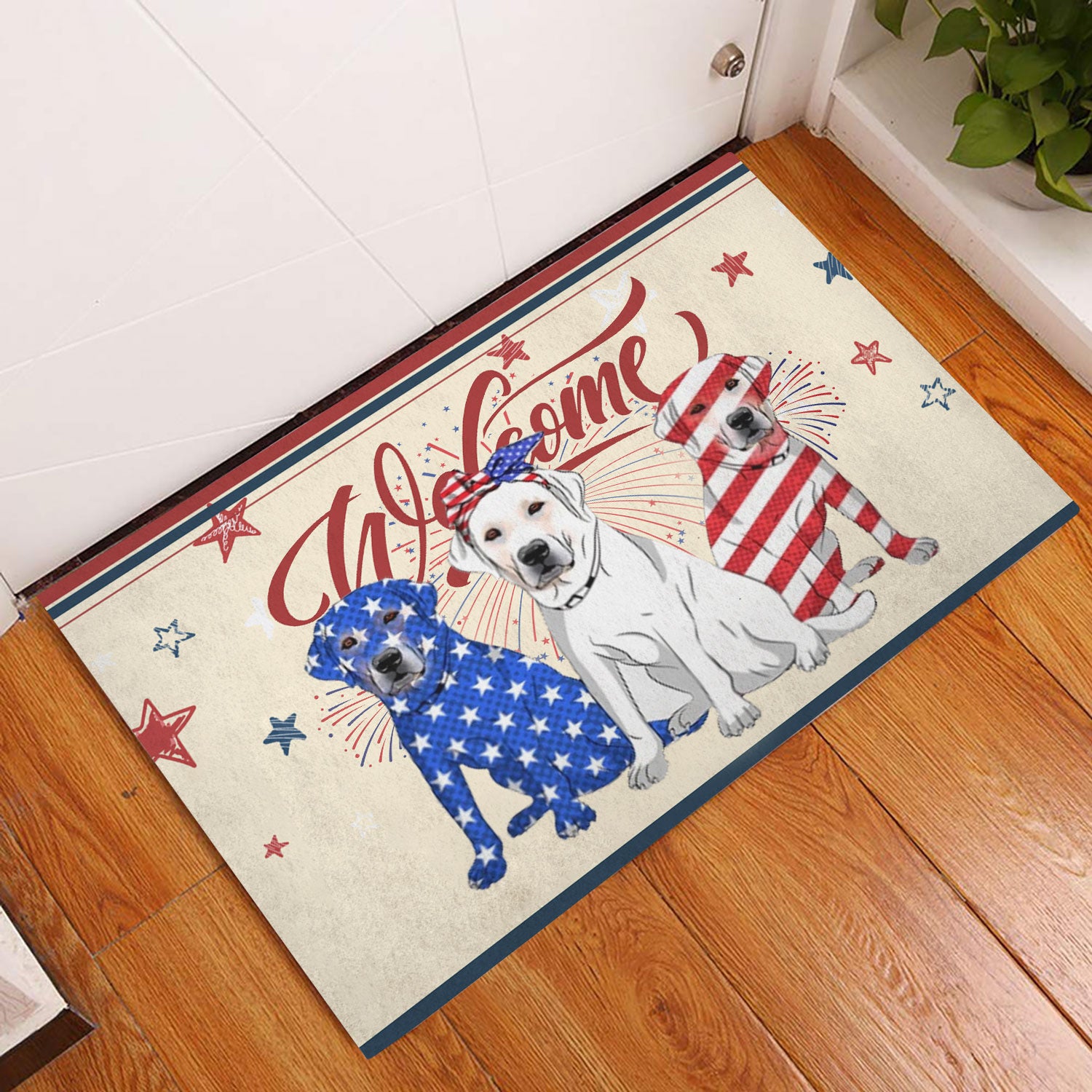 Ohaprints-Doormat-Outdoor-Indoor-Labrador-Retriever-Patriotic-American-4Th-July-Independence-Day-Rubber-Door-Mat-1144-