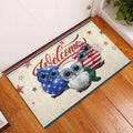 Ohaprints-Doormat-Outdoor-Indoor-Owl-Patriotic-American-Firework-4Th-Of-July-Independence-Day-Rubber-Door-Mat-1151-