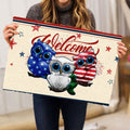 Ohaprints-Doormat-Outdoor-Indoor-Owl-Patriotic-American-Firework-4Th-Of-July-Independence-Day-Rubber-Door-Mat-1151-