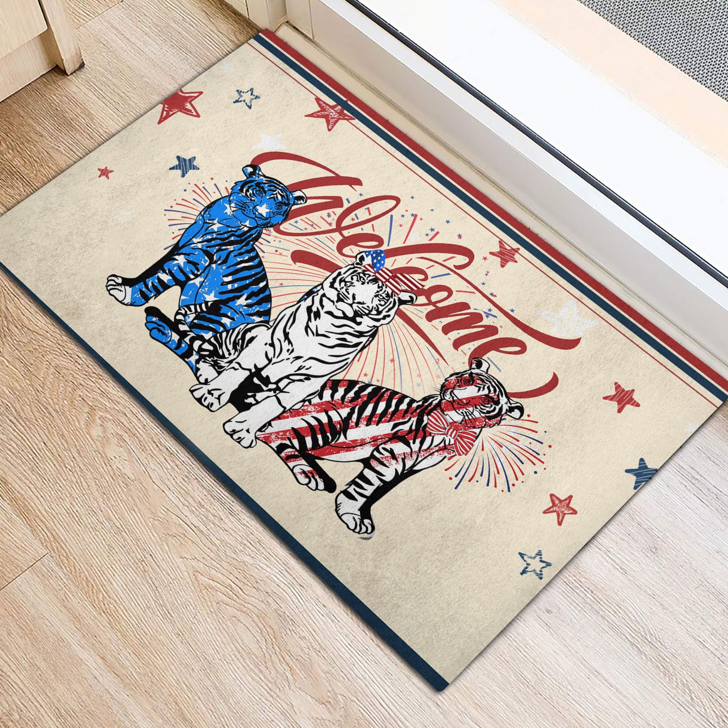 Ohaprints-Doormat-Outdoor-Indoor-Tiger-Patriotic-American-Firework-4Th-Of-July-Independence-Day-Rubber-Door-Mat-1156-